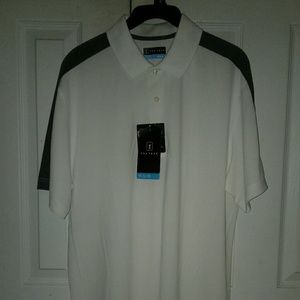 PGA TOUR white motionflux polo shirt